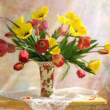 Схема вышивки «букет цветов»