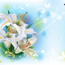 Схема вышивки «лилии»