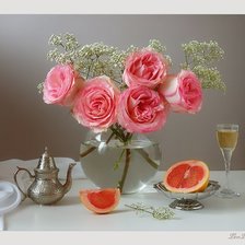 Схема вышивки «розы»