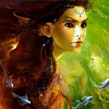 Схема вышивки «Волшебный русал»