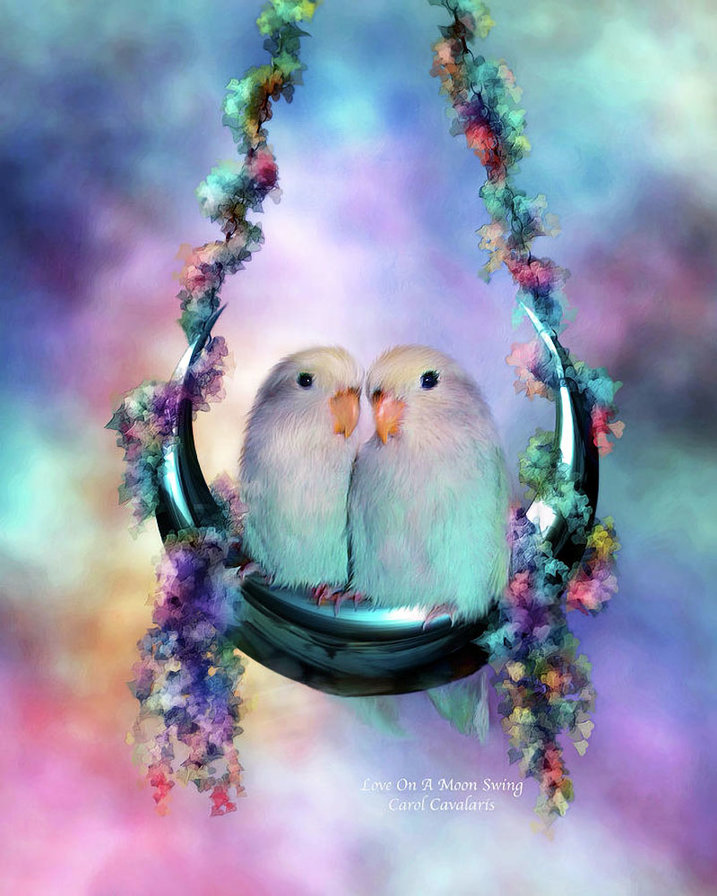 попугаи2 К.Каваларис - картина, животные - оригинал