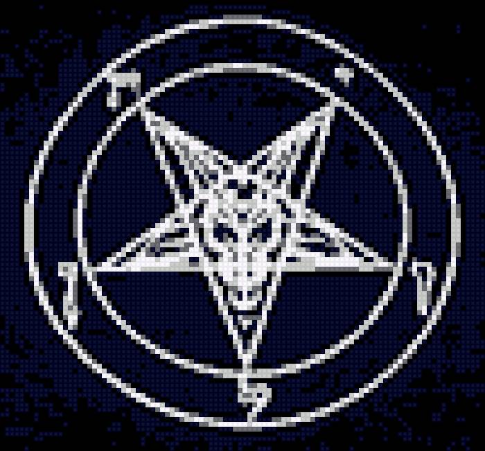 бафомет для свитера - предпросмотр