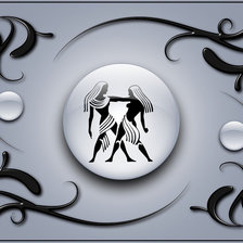 Схема вышивки «Близнецы»