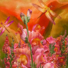 Схема вышивки «цветы»