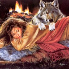 Схема вышивки «индейцы3»