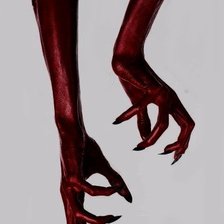 Схема вышивки «Руки демона»