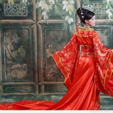 Схема вышивки «Девушка»