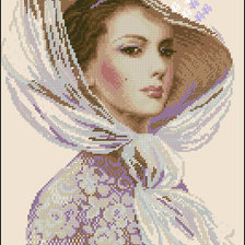 Схема вышивки «Сиреневый вечер»