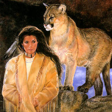 Схема вышивки «индейцы5»