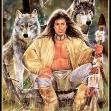 Схема вышивки «индейцы8»