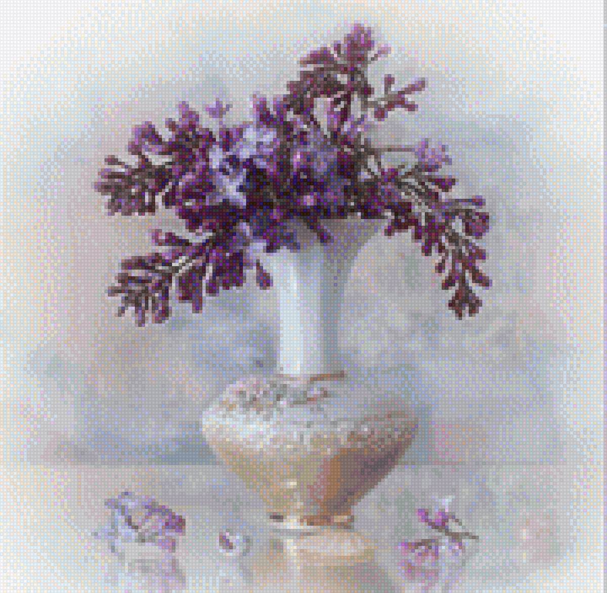 Сирень для дочери - букет, сирень, ваза - предпросмотр