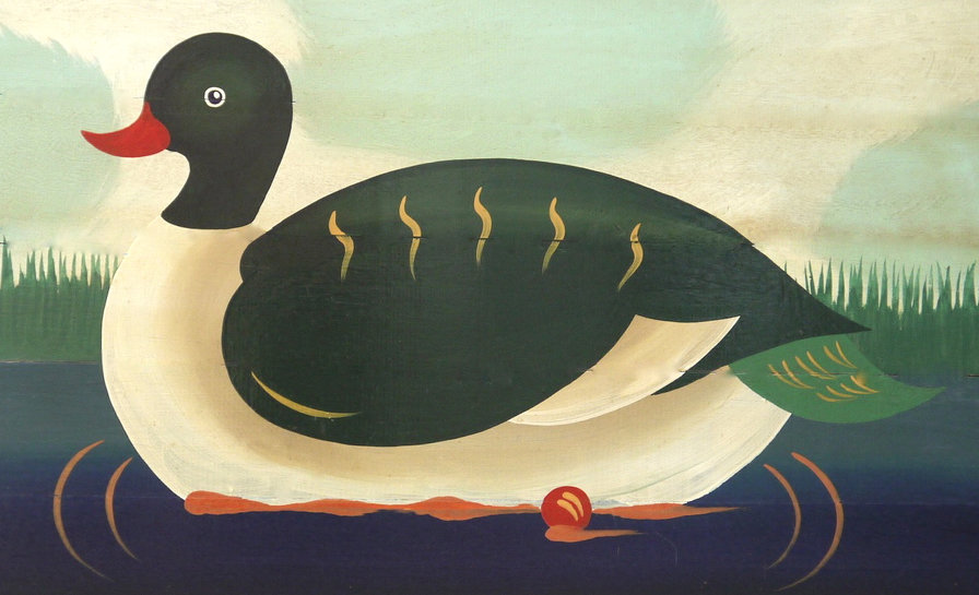 Утка - примитивизм, утка - оригинал