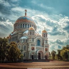 Схема вышивки «Морской собор святителя Николая Чудотворца»