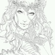 Схема вышивки «Фэнтези»