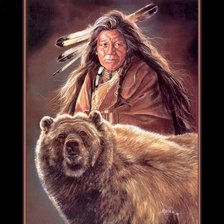 Схема вышивки «индейцы22»