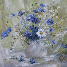 Схема вышивки «Ромашки»