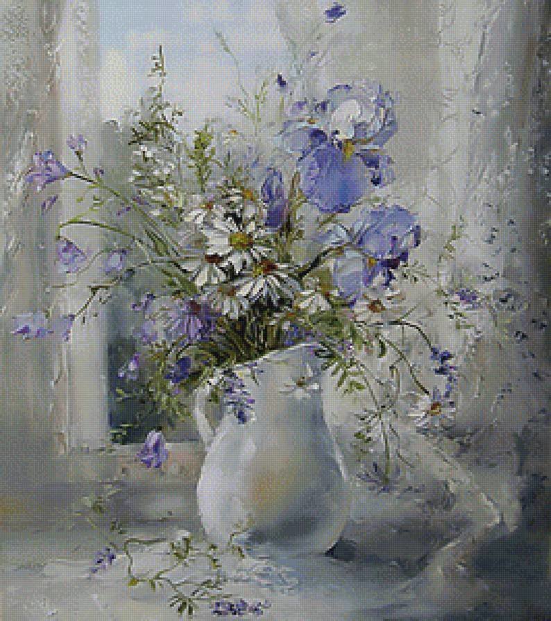 Цветочный натюрморт - оригинал