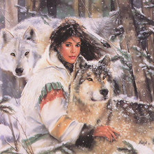 Схема вышивки «индейцы26»