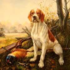 Схема вышивки «удачная охота»