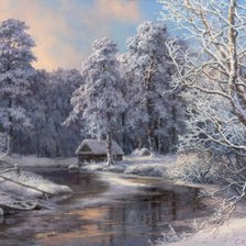 Схема вышивки «Зима»