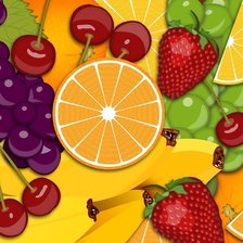 Схема вышивки «фрукты»