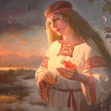 Схема вышивки «славянка. богиня»