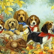 Схема вышивки «Дружная команда»