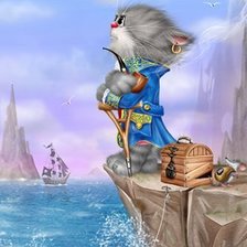 Схема вышивки «Капитан»