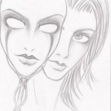 Схема вышивки «Двойная жизнь»