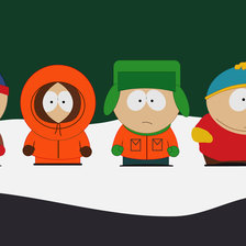 Схема вышивки «южный парк»