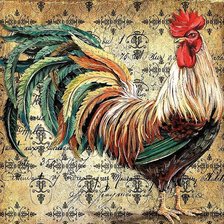 Схема вышивки «петух»