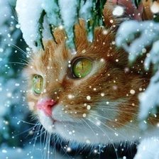 Схема вышивки «Котейко»