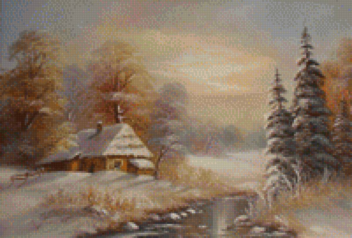 świt w lesie - предпросмотр