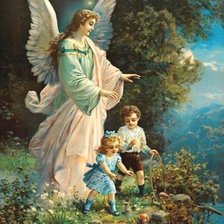 Схема вышивки «Ангел-хранитель»