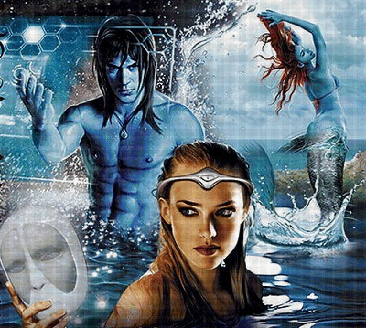 Маски - иллюстрации, фэнтази, сказки - предпросмотр