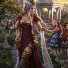 Схема вышивки «Девушка»