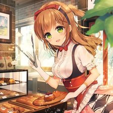 Схема вышивки «Девушка»