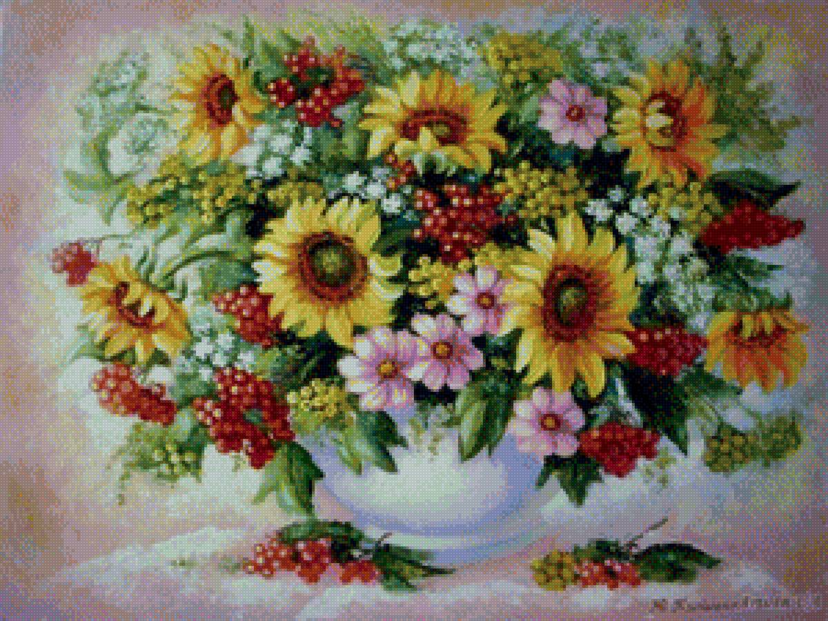 Подсолнухи - подсолнухи, цветы - предпросмотр