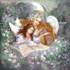 Схема вышивки «Ангелы»