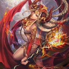 Схема вышивки «Демоница»