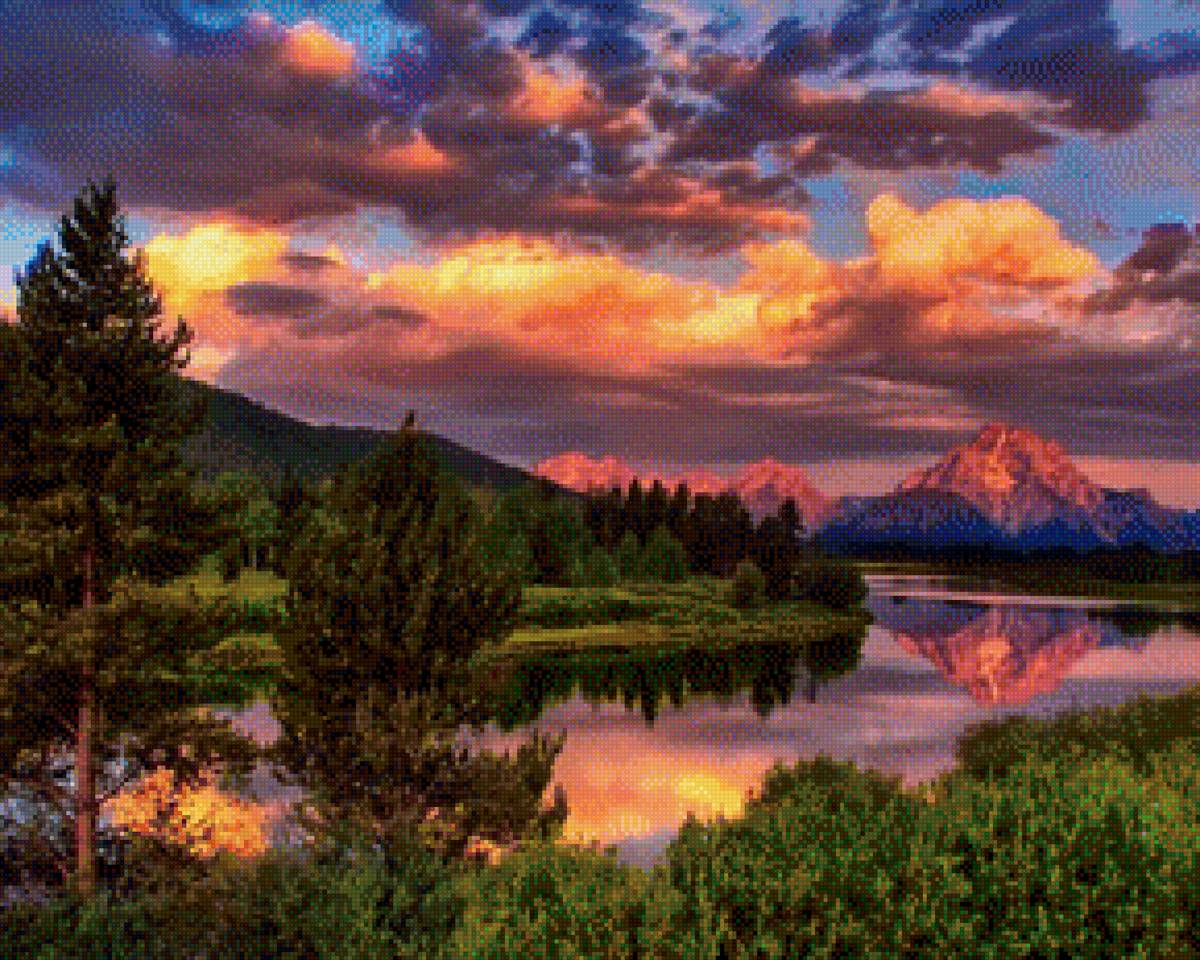 У подножья горы - природа - предпросмотр