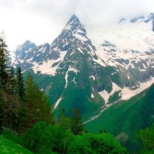 Схема вышивки «Домбай»