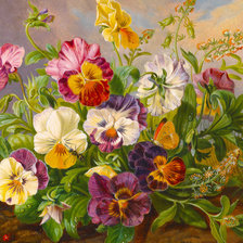 Схема вышивки «Цветы»