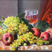 Схема вышивки «Натюрморт с фруктами»