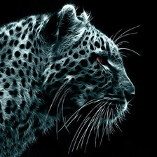 Схема вышивки «СНЕЖНЫЙ БАРС»