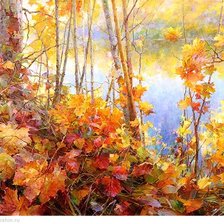 Схема вышивки «Дивная осень»