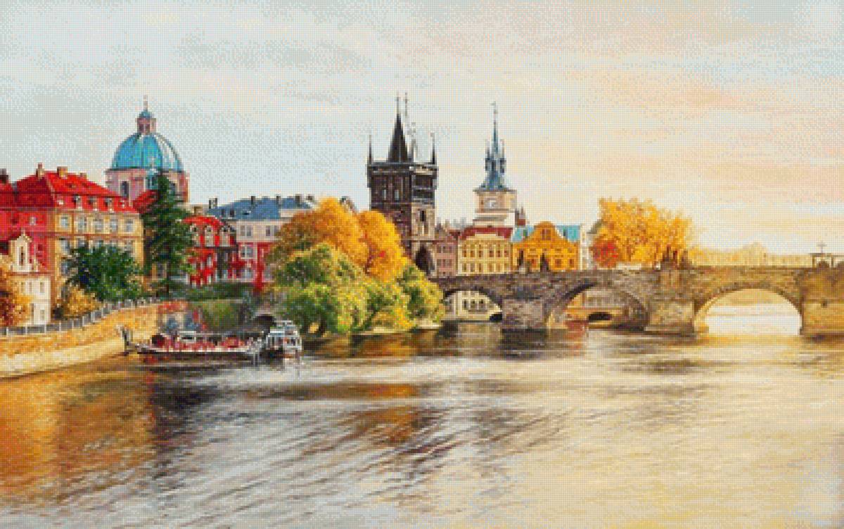 Волшебная Прага - город, городской пейзаж, прага - предпросмотр