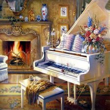 Схема вышивки «интерьер»