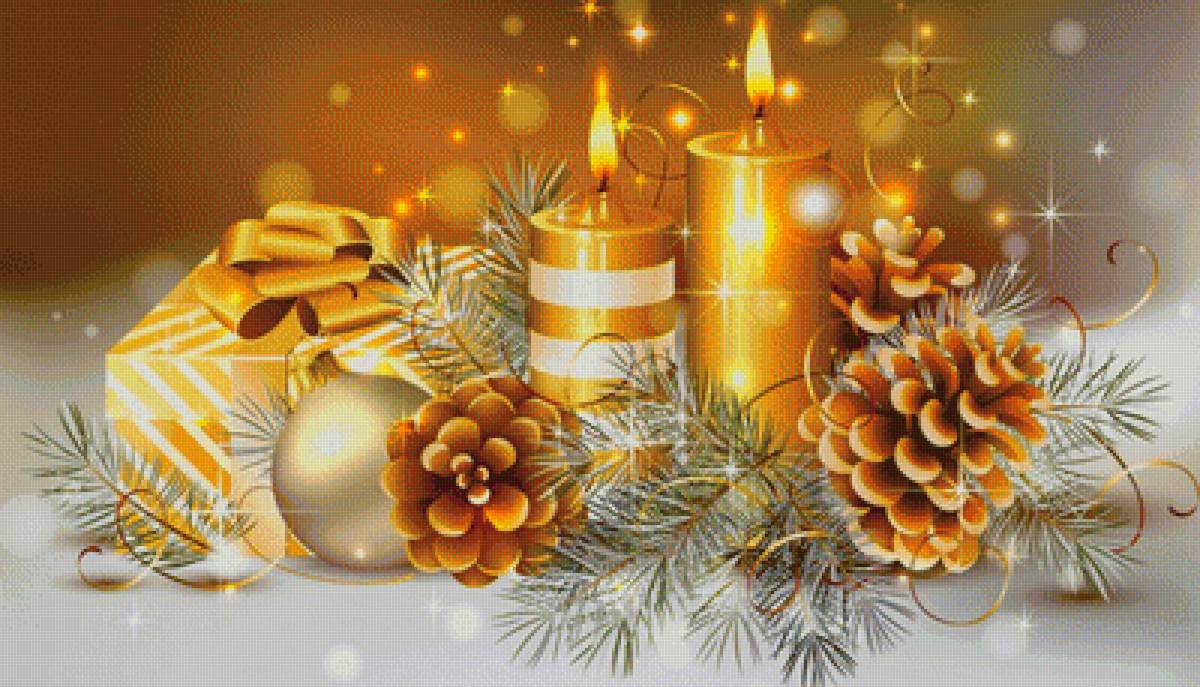 Натюрморт - свечи, натюрморт - предпросмотр