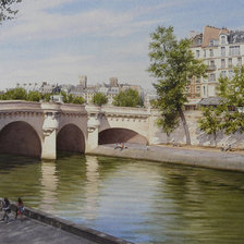 Схема вышивки «Мост»